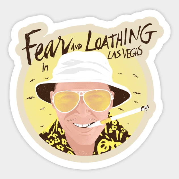 Loathing in Vegas Fear And Loathing In Las Vegas Sticker